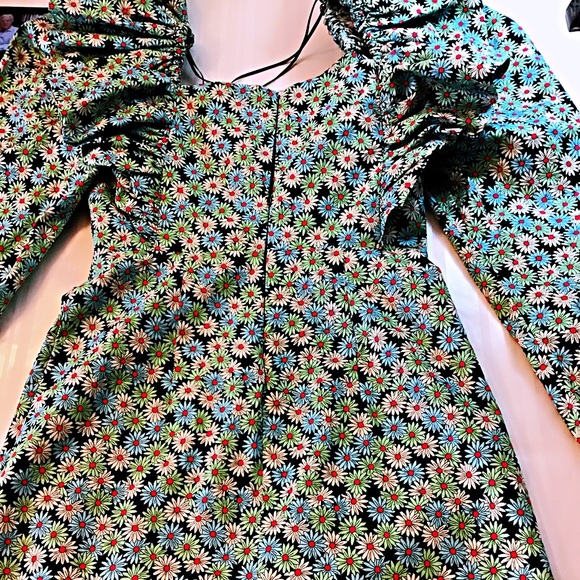 Zara Multicolored Floral Print with ruffles. XS - Picture 7 of 8